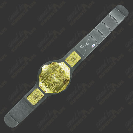 Sid Vicious signed Kids Toy WWE World Heavyweight Championship Belt (w/ PSA)