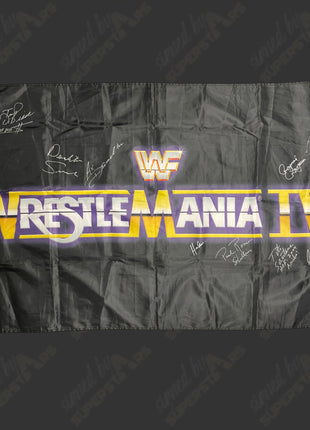 WrestleMania multi-signed Replica Flag