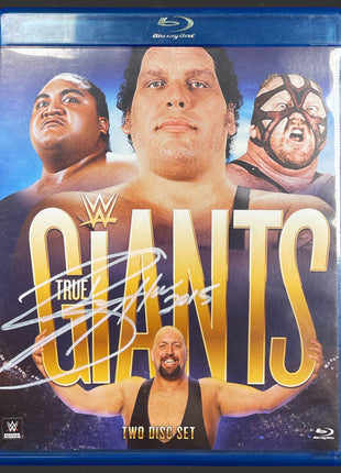 Big Show signed WWE True Giants Blu-ray