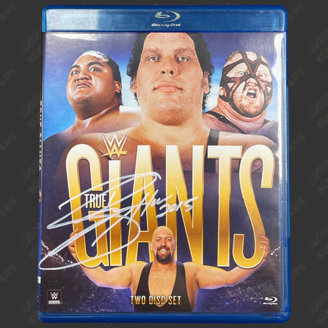 Big Show signed WWE True Giants Blu-ray