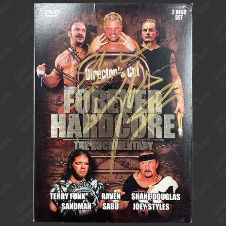 Shane Douglas signed Forever Hardcore Documentary DVD