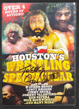 Jim Cornette signed Houston's Wrestling Spectacular DVD