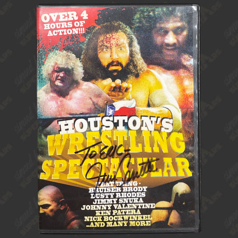Jim Cornette signed Houston's Wrestling Spectacular DVD