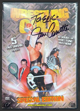 Jim Cornette signed Wrestling Gold 5 Disc DVD