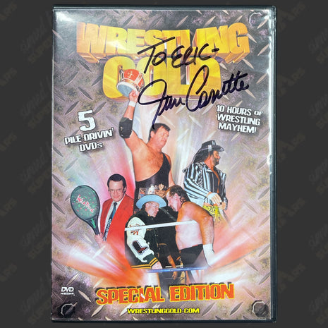 Jim Cornette signed Wrestling Gold 5 Disc DVD
