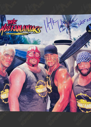 Hulk Hogan & Sting dual signed 16x20 Photo (w/ JSA + Hogans Beach Shop COA)