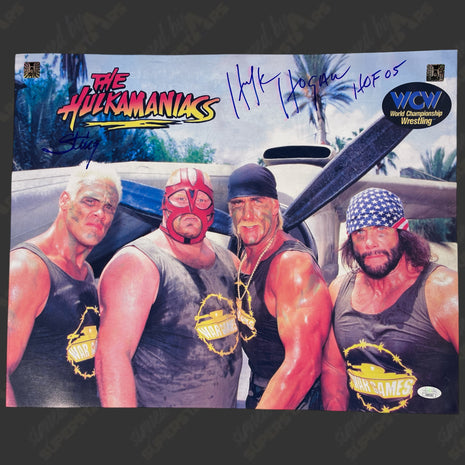 Hulk Hogan & Sting dual signed 16x20 Photo (w/ JSA + Hogans Beach Shop COA)
