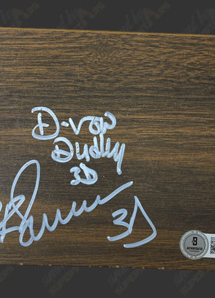 Bubba Ray & D-Von Dudley dual signed Piece of Table Wood (w/ Beckett)