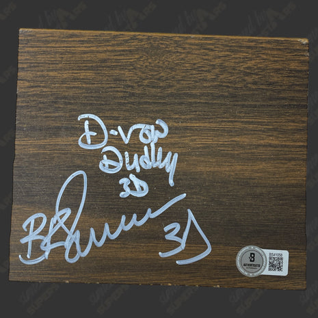 Bubba Ray & D-Von Dudley dual signed Piece of Table Wood (w/ Beckett)