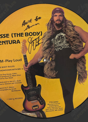 Jesse Ventura signed Vinyl Record