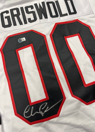 Chevy Chase signed Griswold Hockey Jersey (w/ Beckett)