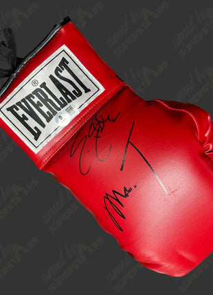 Mr. T & Sylvester Stallone dual signed Boxing Glove (w/ Beckett & JSA)