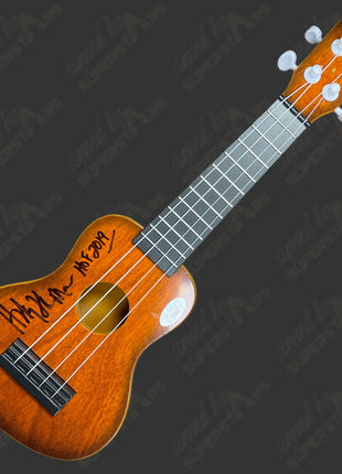 Honky Tonk Man signed Plastic Toy Mini Guitar (w/ JSA)