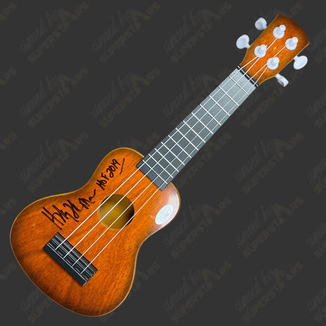 Honky Tonk Man signed Plastic Toy Mini Guitar (w/ JSA)