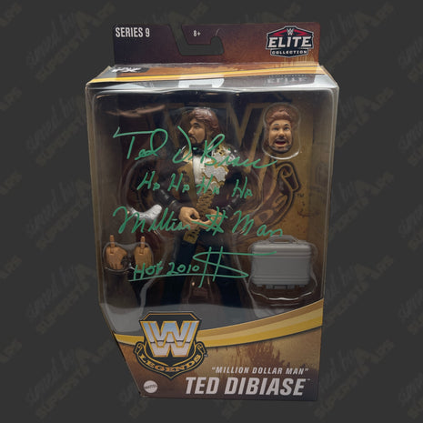 Ted DiBiase signed WWE Elite Series 9 Action Figure (w/ JSA)