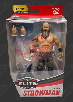 Braun Strowman signed WWE Elite Top Picks Action Figure