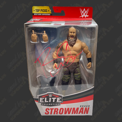 Braun Strowman signed WWE Elite Top Picks Action Figure