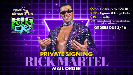 Autographe de réserve - Signature privée de John Cena (août 2025)