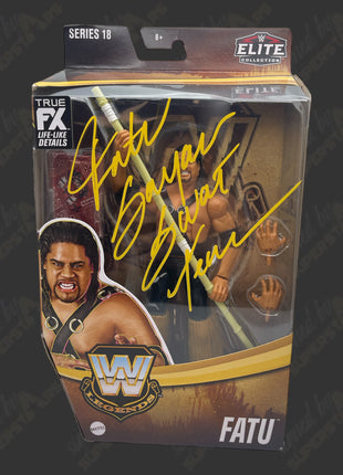 Fatu signed WWE Elite Series 18 Action Figure