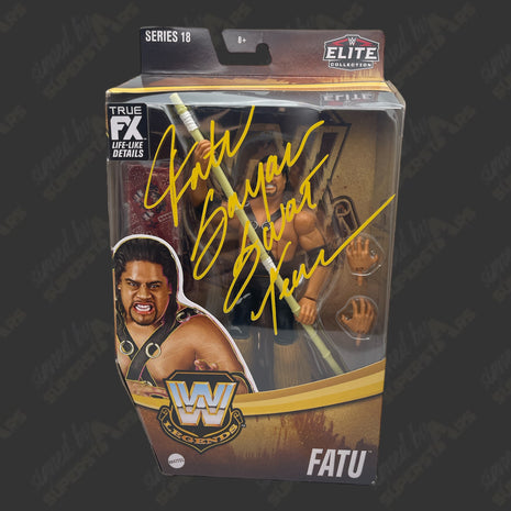 Fatu signed WWE Elite Series 18 Action Figure