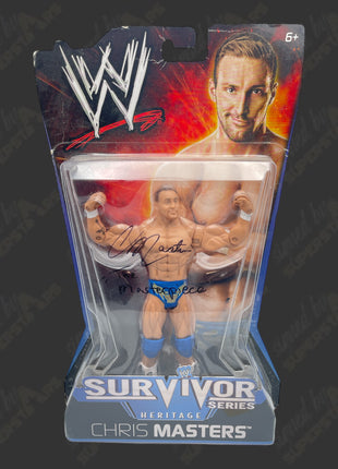 Chris Masters signed WWE Survivor Series Heritage Action Figure