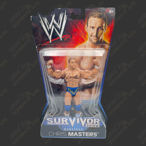 Chris Masters signed WWE Survivor Series Heritage Action Figure