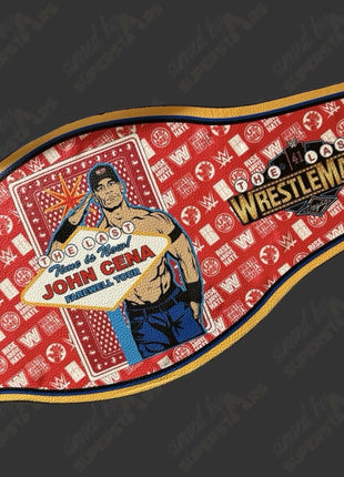 John Cena signed Farewell Tour 2025 WrestleMania 41 Las Vegas Spinner Championship Replica Belt (w/ Beckett)
