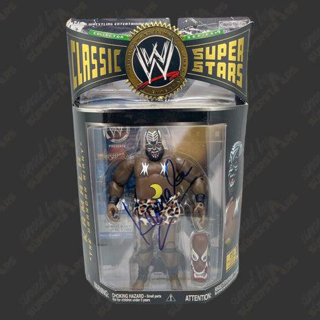 Kamala signed WWE Jakks Classic Superstars Action Figure