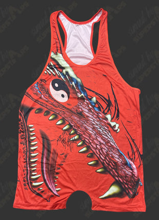 Rob Van Dam signed Red Replica Tights