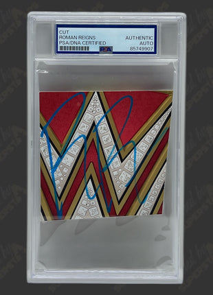 Roman Reigns signed Cut (w/ PSA)