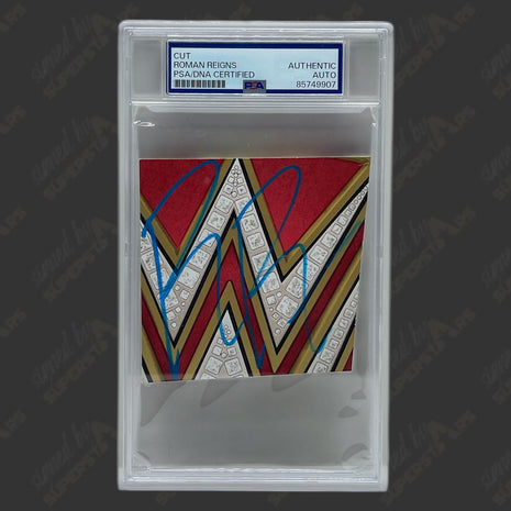 Roman Reigns signed Cut (w/ PSA)