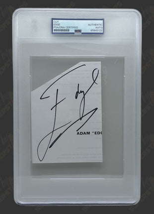 Edge signed Cut (w/ PSA)