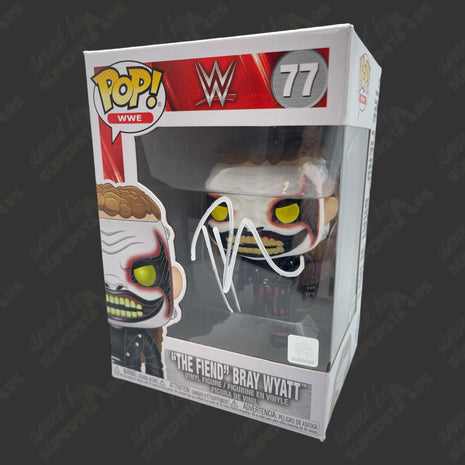 Bray Wyatt signed WWE Funko POP Figure #77 (w/ PSA)