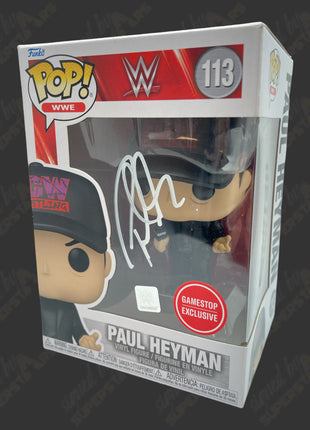 Paul Heyman signed WWE Funko POP Figure #113 (GameStop Exclusive)