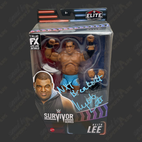 Keith Lee signed WWE Elite Survivor Series Action Figure