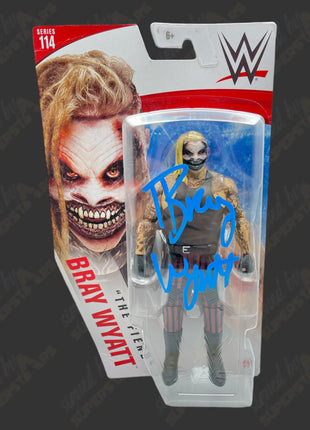 Bray Wyatt signed WWE Series 114 Action Figure (w/ JSA + Protector)