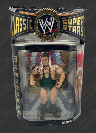 Chief Jay Strongbow signed WWE Jakks Classic Superstars Action Figure