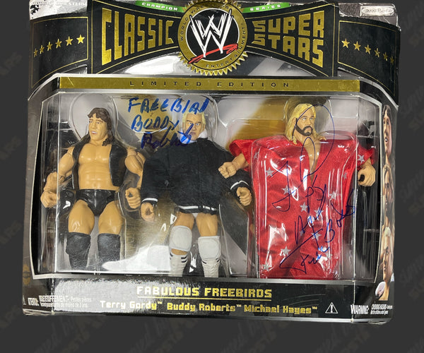 Michael Hayes & Buddy Roberts signed WWE Jakks Classic Superstars 