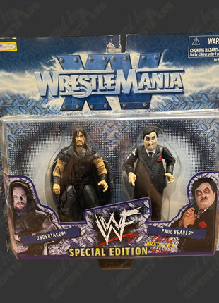 Paul Bearer signed WWF Jakks WrestleMania XV Action Figure 2-pack