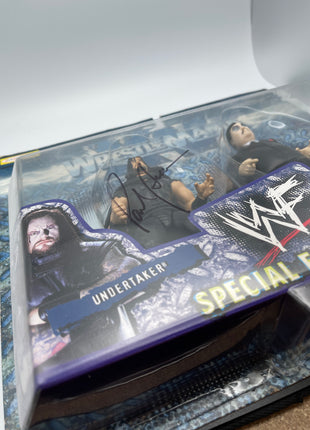 Paul Bearer signed WWF Jakks WrestleMania XV Action Figure 2-pack