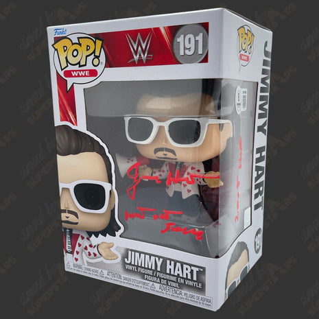 Jimmy Hart signed WWE Funko POP Figure #191 (w/ Beckett)