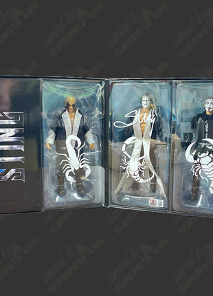 Sting signed The Legacy of Sting 3-Pack AEW Action Figure (w/ Beckett)