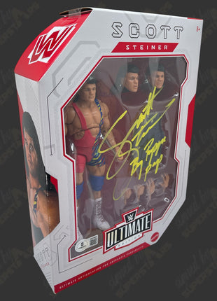 Steiner Brothers - Rick Steiner & Scott Steiner signed WWE Ultimate Edition Action Figures (w/ Beckett)