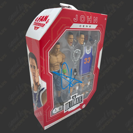 John Cena signed WWE Ultimate Edition Action Figure (w/ Beckett + Protector)