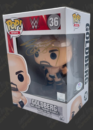 Goldberg signed WWE Funko POP Figure #36 (w/ PSA)