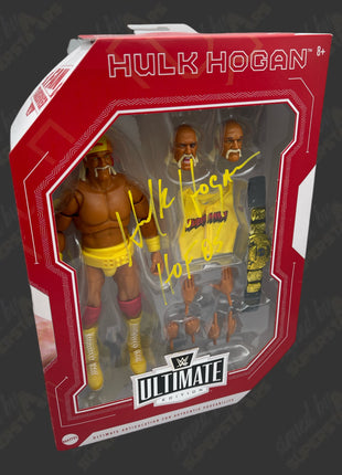 Hulk Hogan signed WWE Ultimate Edition Action Figure