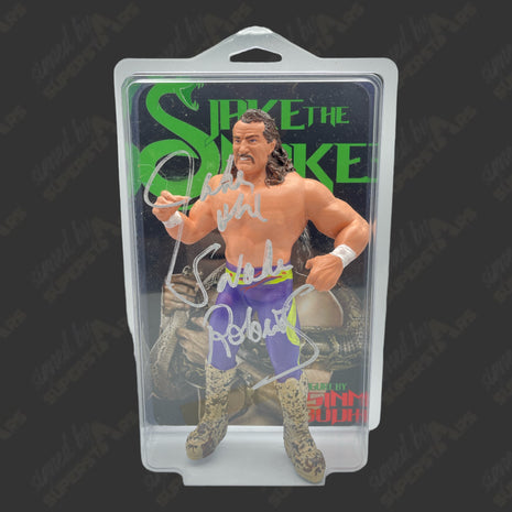 Jake Roberts signed Action Figure Case