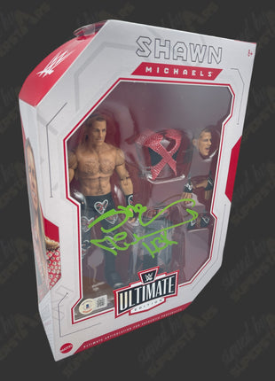 Shawn Michaels signed WWE Ultimate Edition Action Figure (w/ Beckett + Protector)