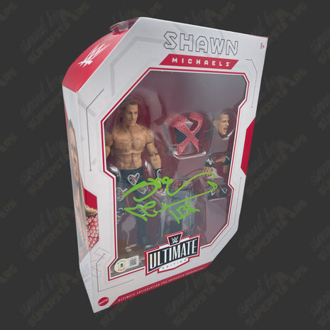 Shawn Michaels signed WWE Ultimate Edition Action Figure (w/ Beckett + Protector)
