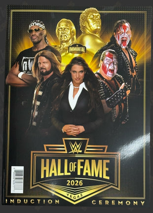 Official WWE WrestleMania 42 Vegas & Hall of Fame 2026 Event Program